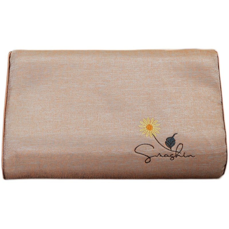 精选夏季冰丝枕套乳胶枕头套记忆棉枕芯套35X55夏天30x50凉枕席60