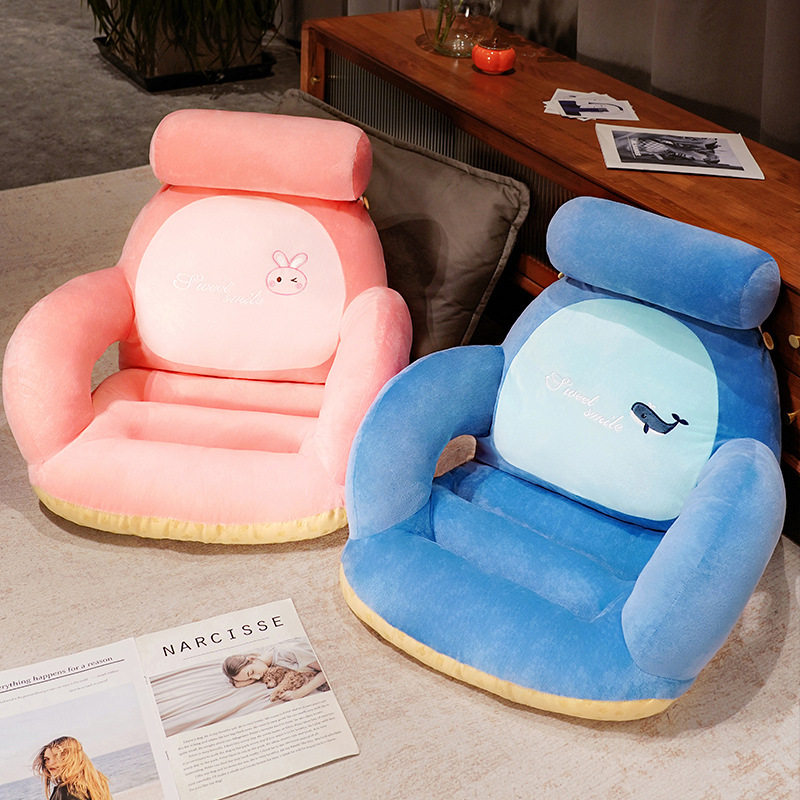 精选简约加厚坐垫办公室久坐靠背一体座垫椅子垫宿舍毛绒保暖冬季,居家布艺,椅垫,淘宝优惠券,粉丝福利购,淘宝优惠卷