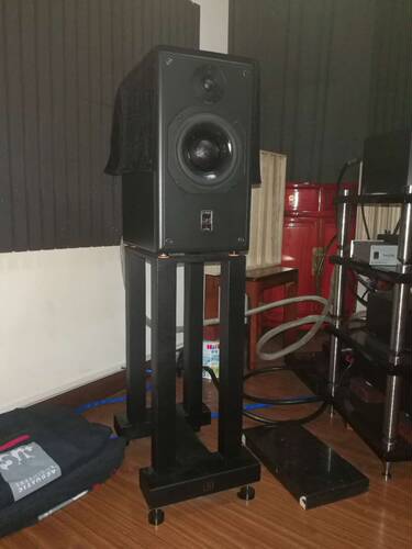 还音音响 悦脚架 定制ATC SCM20ASL四柱金属底座国产非实木配脚钉