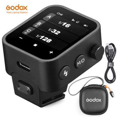 Godox神牛X3引闪器无线触摸屏TTL热靴闪光灯高速同步器迷你触发器