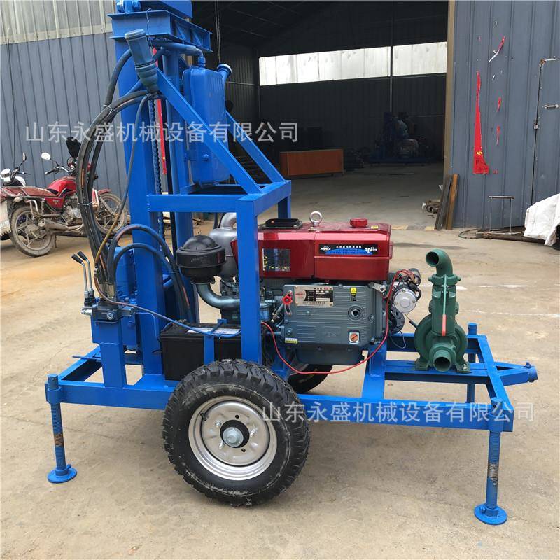 家用小型打井机柴油液压农用灌溉水井钻机空调降水井打井机