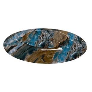 超晶石餐桌面板茶几电视柜定制微晶石高端大理石圆桌茶桌台面订做