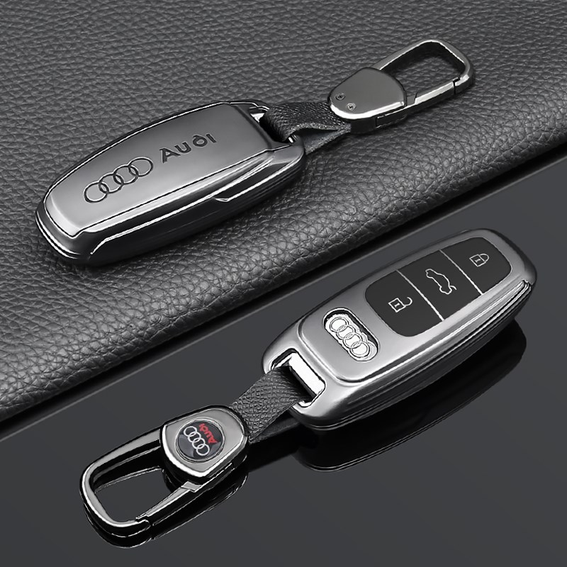 奥迪A4L钥匙套Q5L汽车23款A6L男士A3女Q3扣Q2LA5新Q7壳A8包