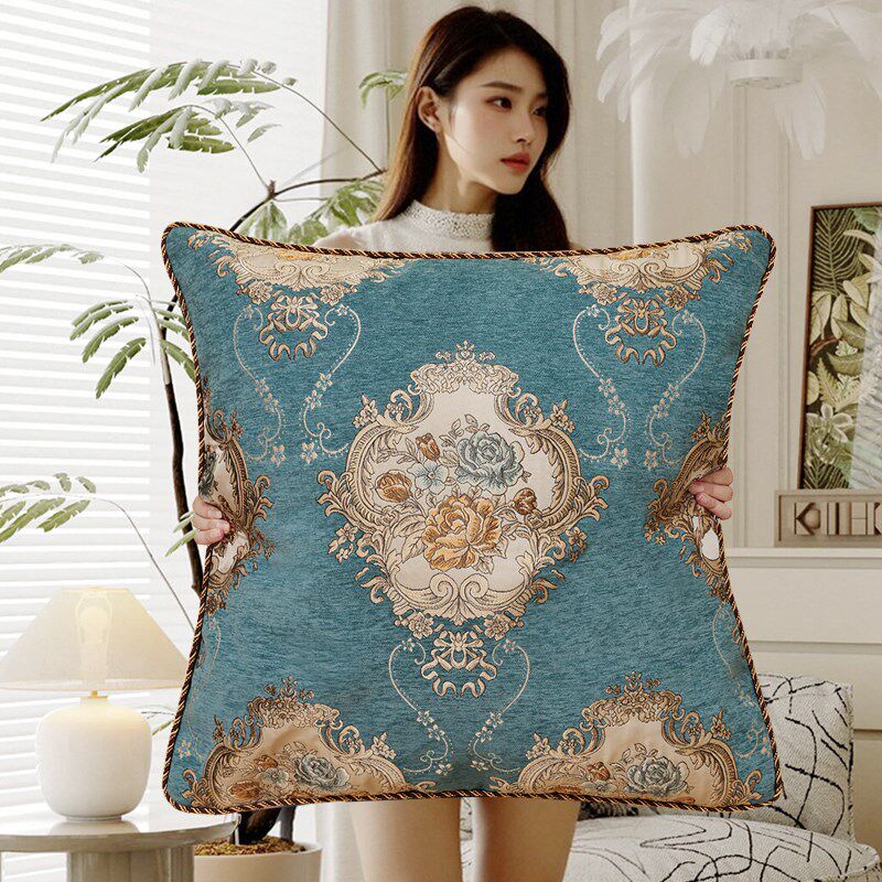 欧式抱枕靠垫沙发客厅轻奢高级感靠枕抱枕套罩床头大靠背2024新款
