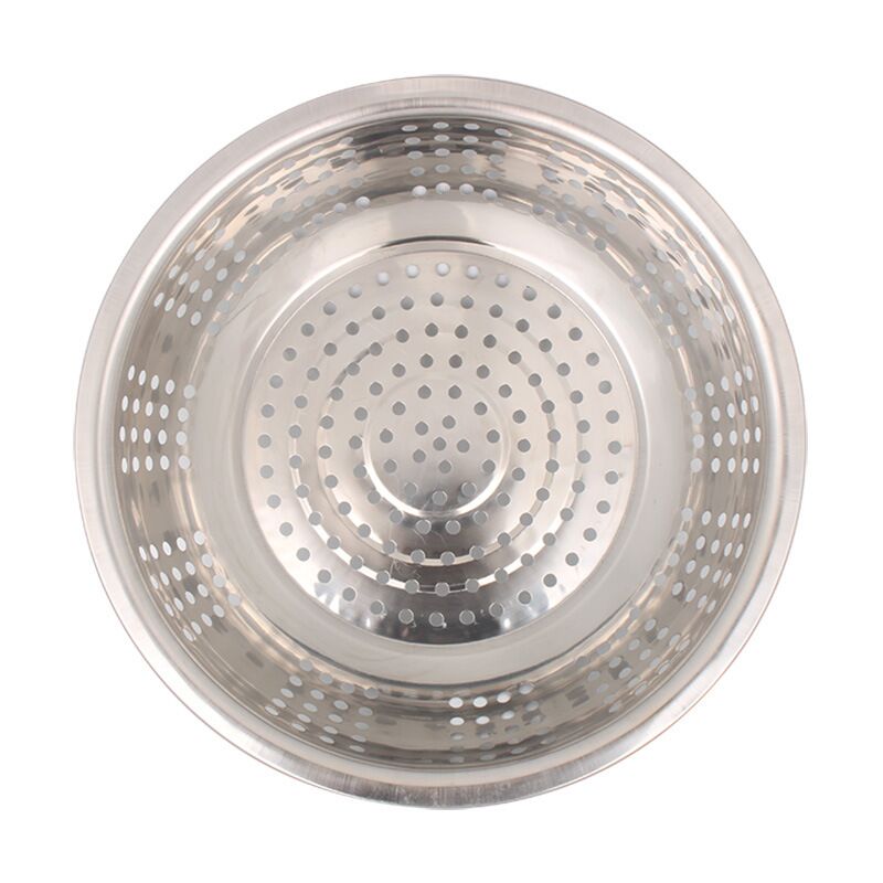 不锈钢洗菜盆淘米沥水篮水果盆淘米筛菜篮子家用厨房盆子大孔漏盆