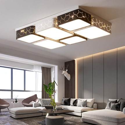 2025年新款客厅灯简约大气卧室led吸顶灯饰现代全屋灯具套餐组合