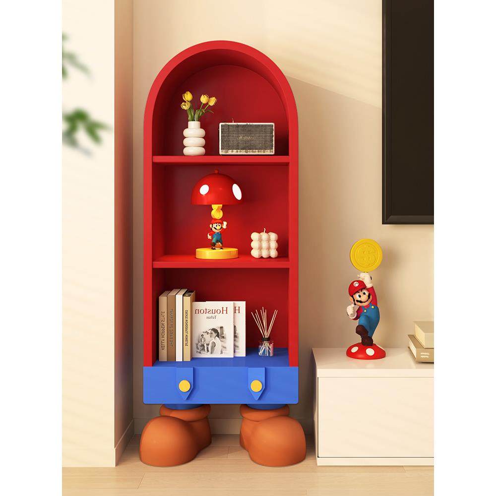 马里奥客厅斗柜卧室床头高柜靠墙储物柜边柜收纳柜书架落地置物架,住宅家具,斗柜,淘宝优惠券,粉丝福利购,淘宝优惠卷
