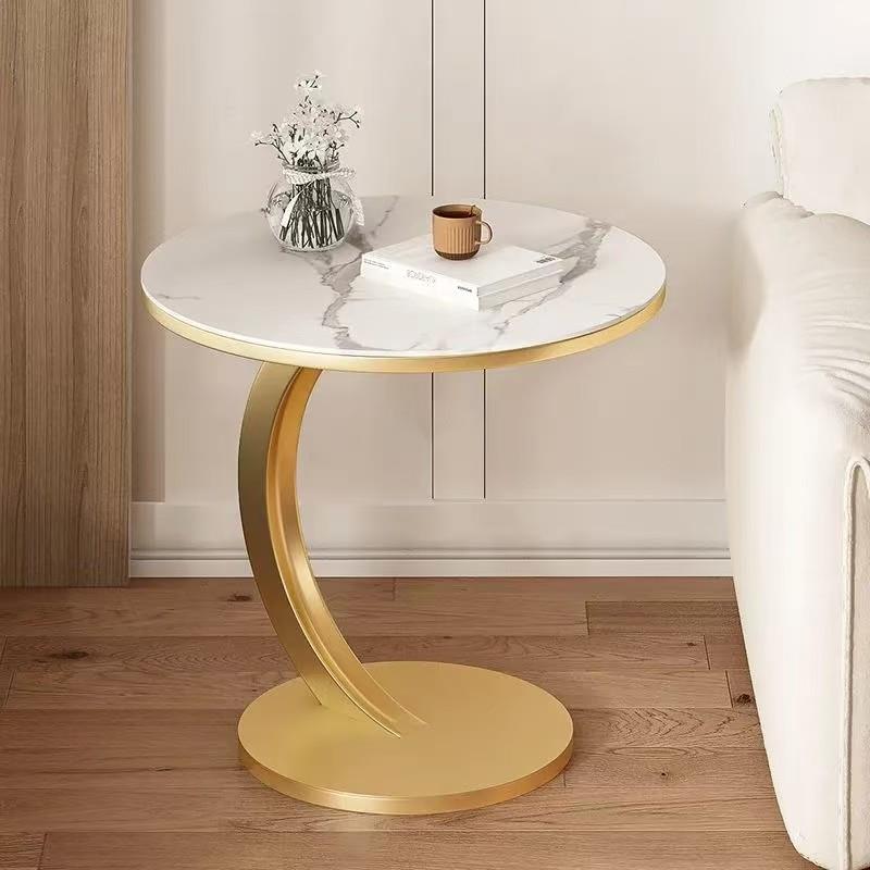 沙发边桌2025新的无障碍豪华高端石板边桌咖啡桌客厅家庭床边移动