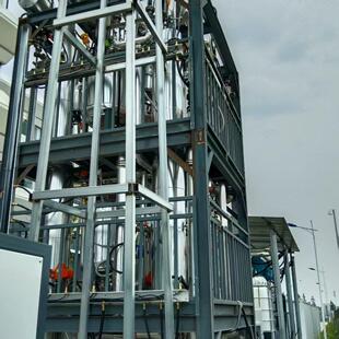 EP级精馏提纯设备抛光精馏塔设备超洁净蒸馏设备不锈钢精馏塔