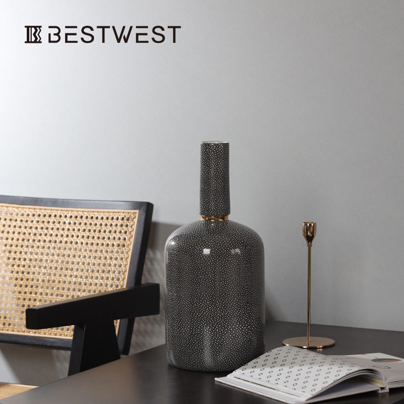 博西家居 新中式复古小口陶瓷花瓶 家居客厅创意插花器摆件装饰品,模玩/动漫/周边/娃圈三坑/桌游,文化/体育周边,淘宝优惠券,粉丝福利购,淘宝优惠卷