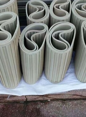 染布机出布轮防滑白色橡胶套。L290*Q750