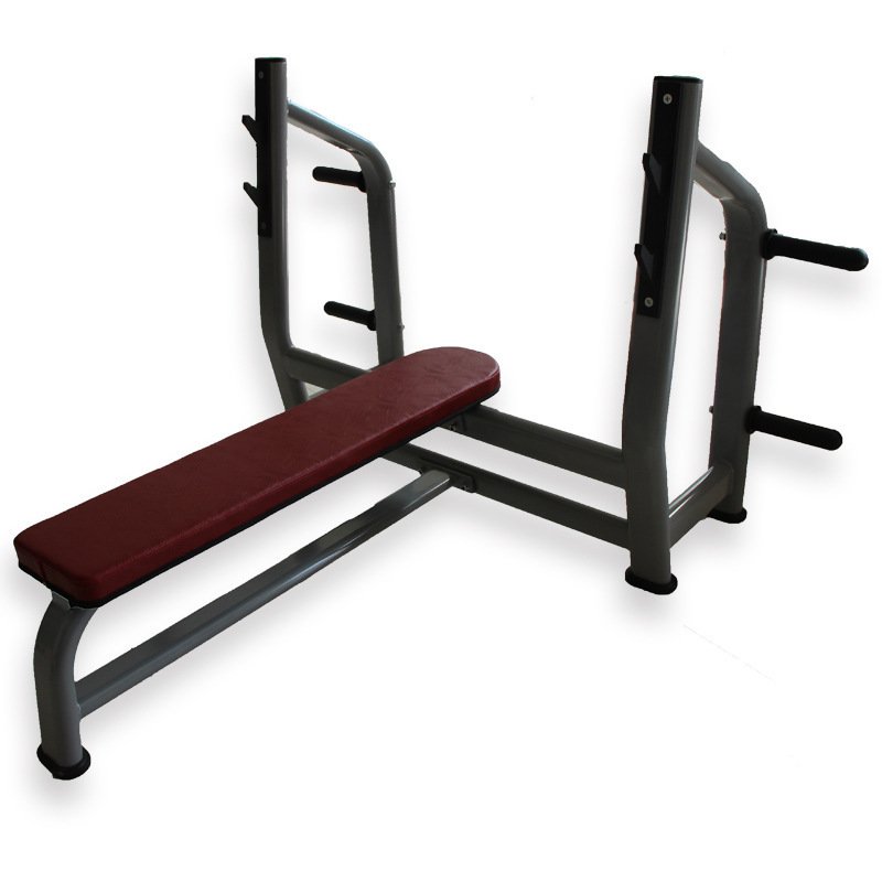健身房商用多功能安全平推平推卧推架举重床平躺架标准杠铃床架