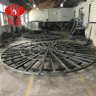 超薄静音汽车旋转台大型工业转盘摄像拍摄60转台车辆调头地台