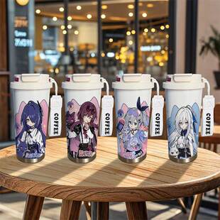 崩坏星穹铁道周边保温杯黄泉卡芙卡银狼镜流杯子大容量不锈钢水杯