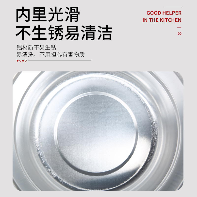 老式加厚铝锅双层铝蒸锅汤锅x纯铝制蒸锅大铝锅锅钢精锅蒸馒头锅