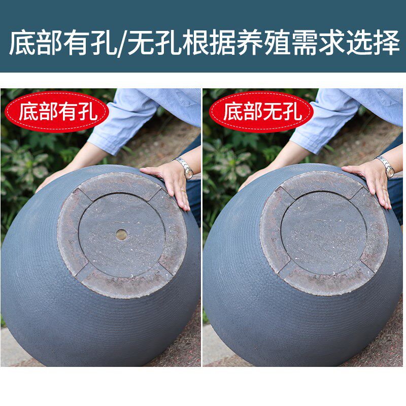 加厚塑料花盆荷花盆特大号仿陶瓷阳台G种树深高养鱼碗莲睡莲专用