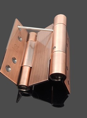 牛仔门弹簧里外左右开双向缓冲合页金色红古M木门栅栏门双开铰链