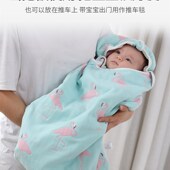 通 宝宝纯棉防惊跳防踢被神器四季 新生婴儿纯棉睡袋春秋p薄款 春季