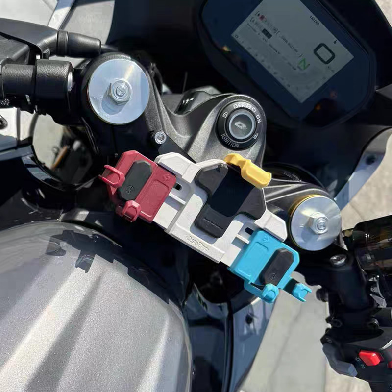 五匹QJ赛600摩托车手机架减震手机支架导航防震骑行装备防抖防水