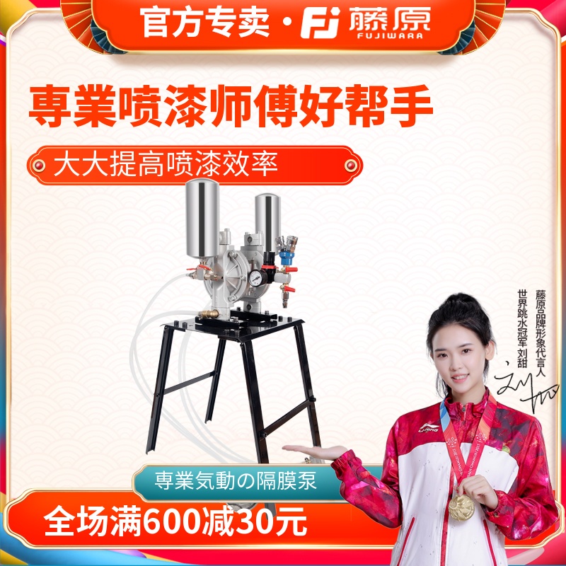 藤原喷漆a10专业四氟气动隔膜泵