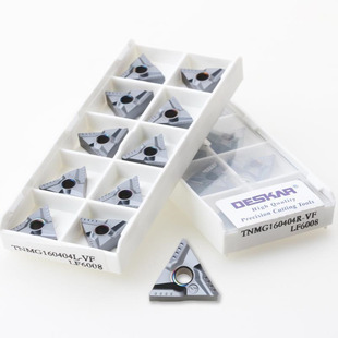 DESKAR戴斯卡TNMG160404R-VF LF6008不锈钢三角形开槽车刀粒刀片