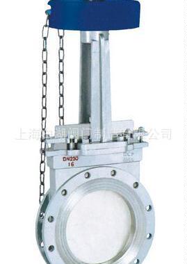 PZL73链轮传动刀闸阀单夹式刀型闸阀式刀形闸门
