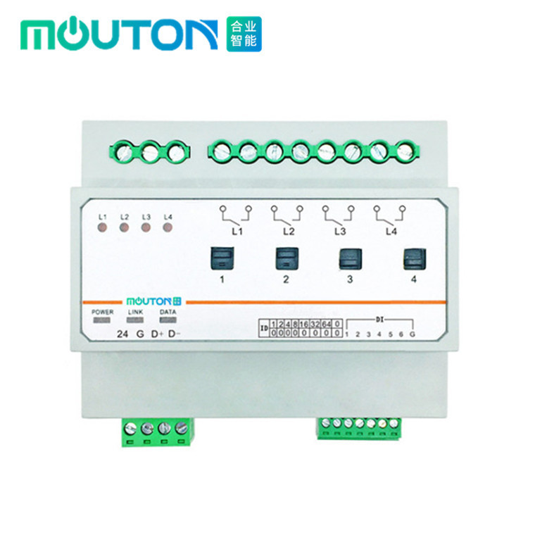 MOUTON智能照明模块4路20A继电器控制大功率控制系统智能控制
