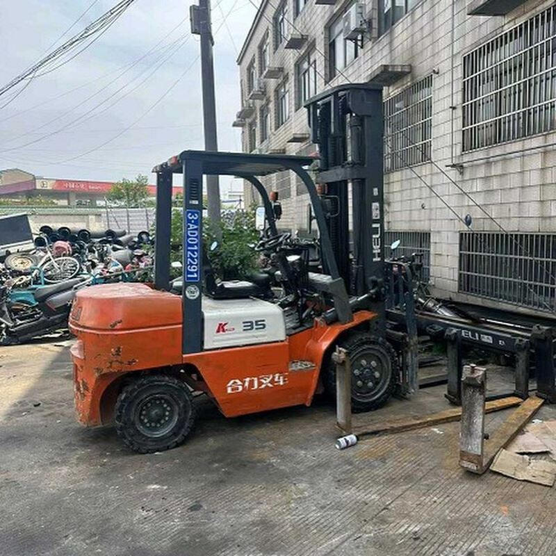 合力K系列3吨门架2节升高4米带侧移2021年柴油叉车出售