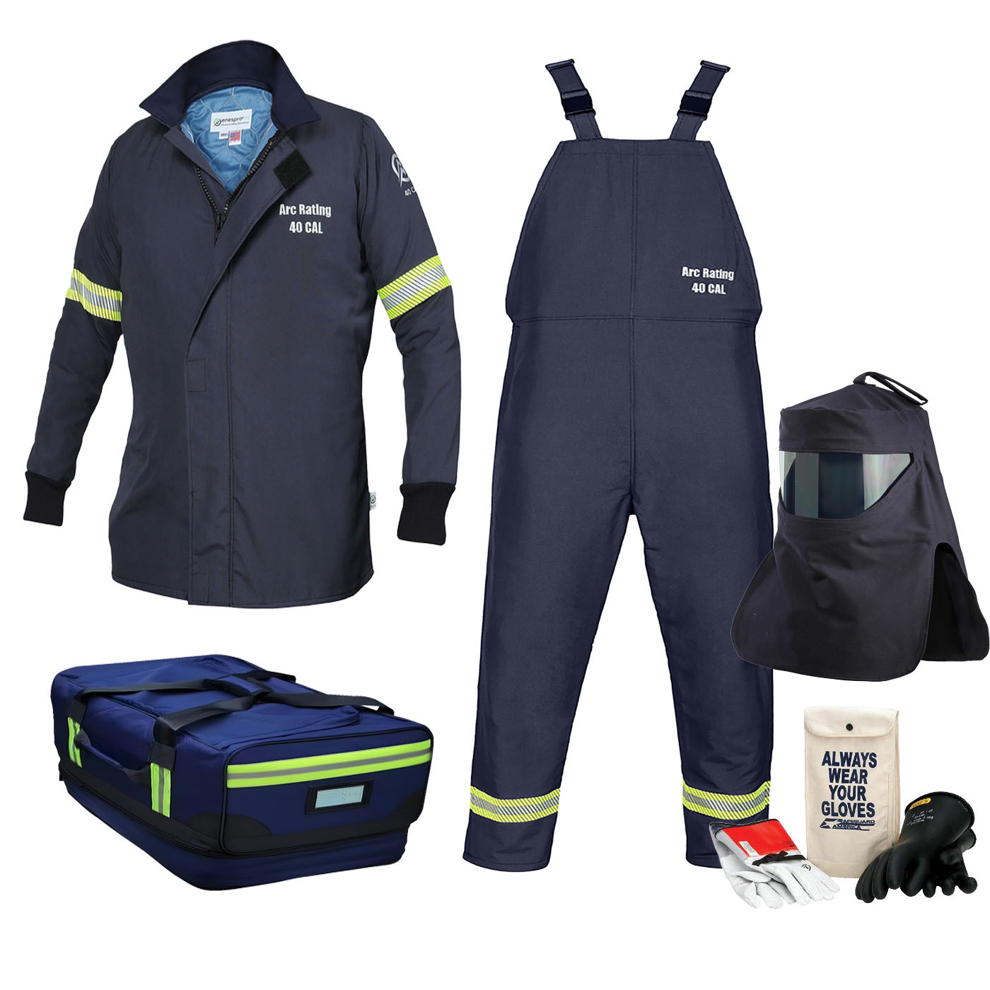 40卡带电作业用防电弧47cal/cm2防护套件绝缘分体操作服高透气