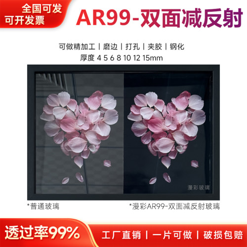 定制博物馆级低反光AR玻璃