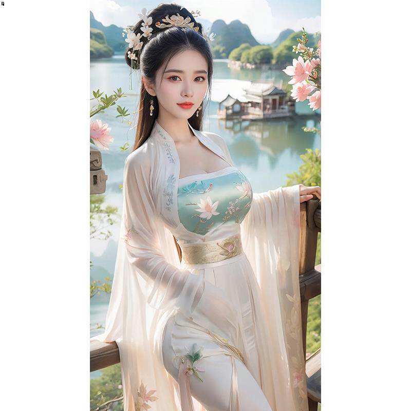 性感火辣古风美女贴画墙贴贴车宿软装墙贴
