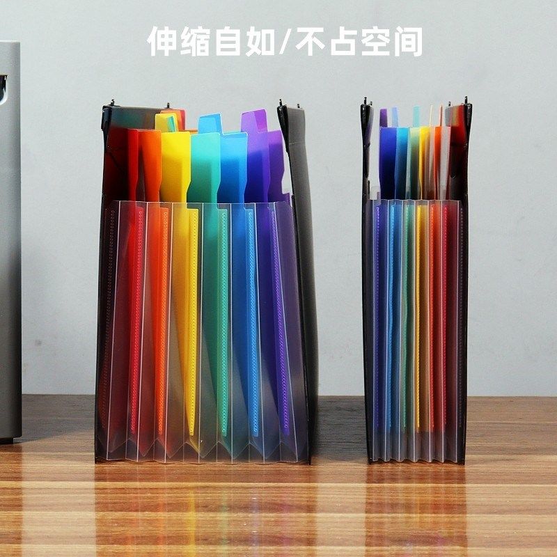 精选挂快劳A4文件夹吊夹挂捞夹快劳夹可立式风琴分类文件整理夹带