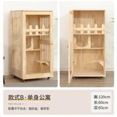 正品 猫别实木笼猫房子猫柜猫室内家用猫豪华超大墅厕所一体猫屋猫