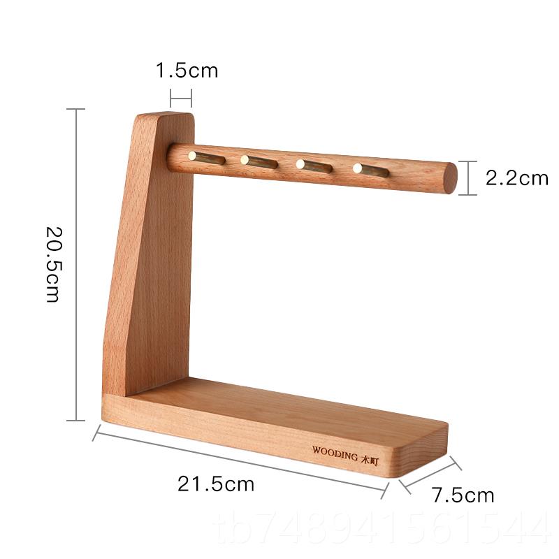 正品木町钥北欧进门玄关实木厅匙收纳盒客置桌面物架首饰挂钩创意
