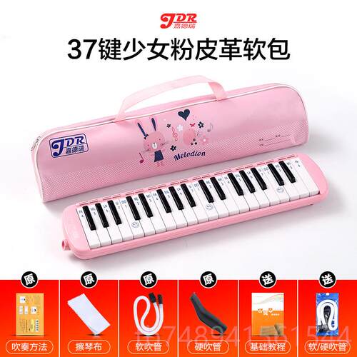 正品嘉德口风者琴37键小学生用专业演奏级管乐器初学儿吹童成人瑞