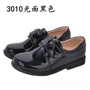 正品男鞋亮黑童儿童大皮鞋小生合唱团舞台演出学中童西装礼服白皮