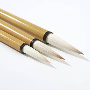 正品白云|小善荷琏湖画笔国水彩兼毫精品加健大白云笔套装初学毛