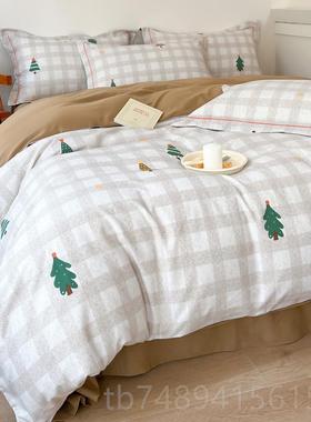 正品定做订制全棉纯棉榻加*厚0磨毛四件套榻米22923*250/248*248*