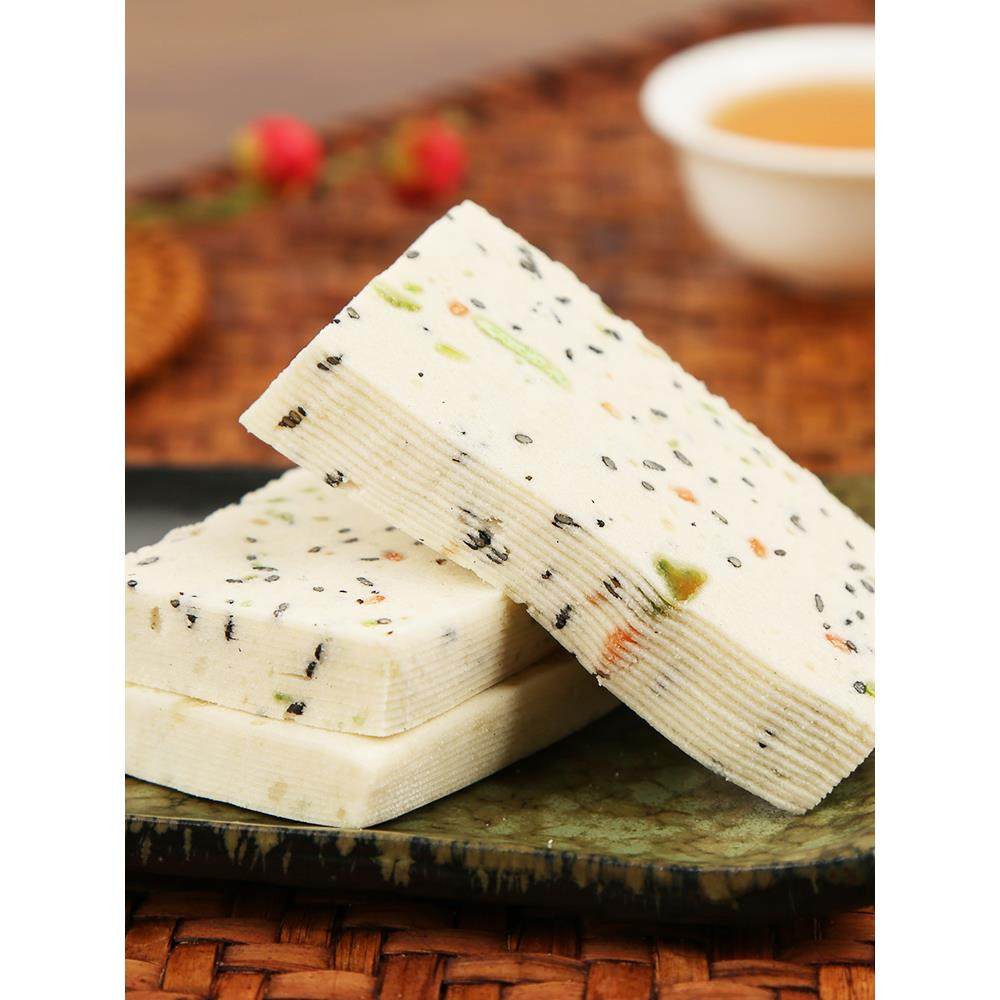 三河古镇特产安徽老字号合肥中和祥方片云片糕步步糕传统糕点散装