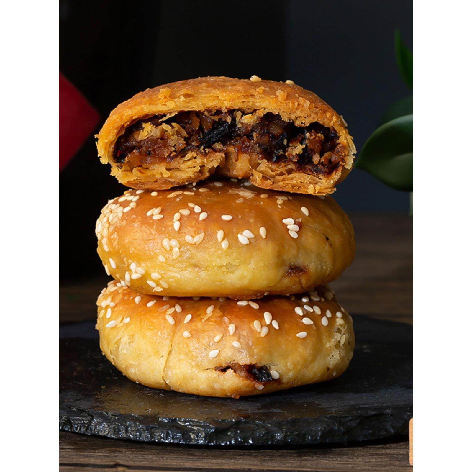 金华酥饼梅干菜肉手工浙江金华酥饼大个特产烧饼宿舍传统即食零食