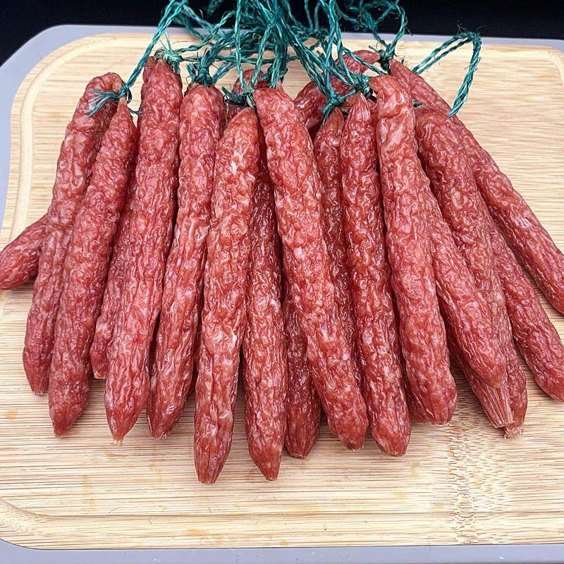 广式全瘦腊肠特瘦加瘦广味广东瘦肠黄圃香肠腊肉咸甜味瘦肉肠散装