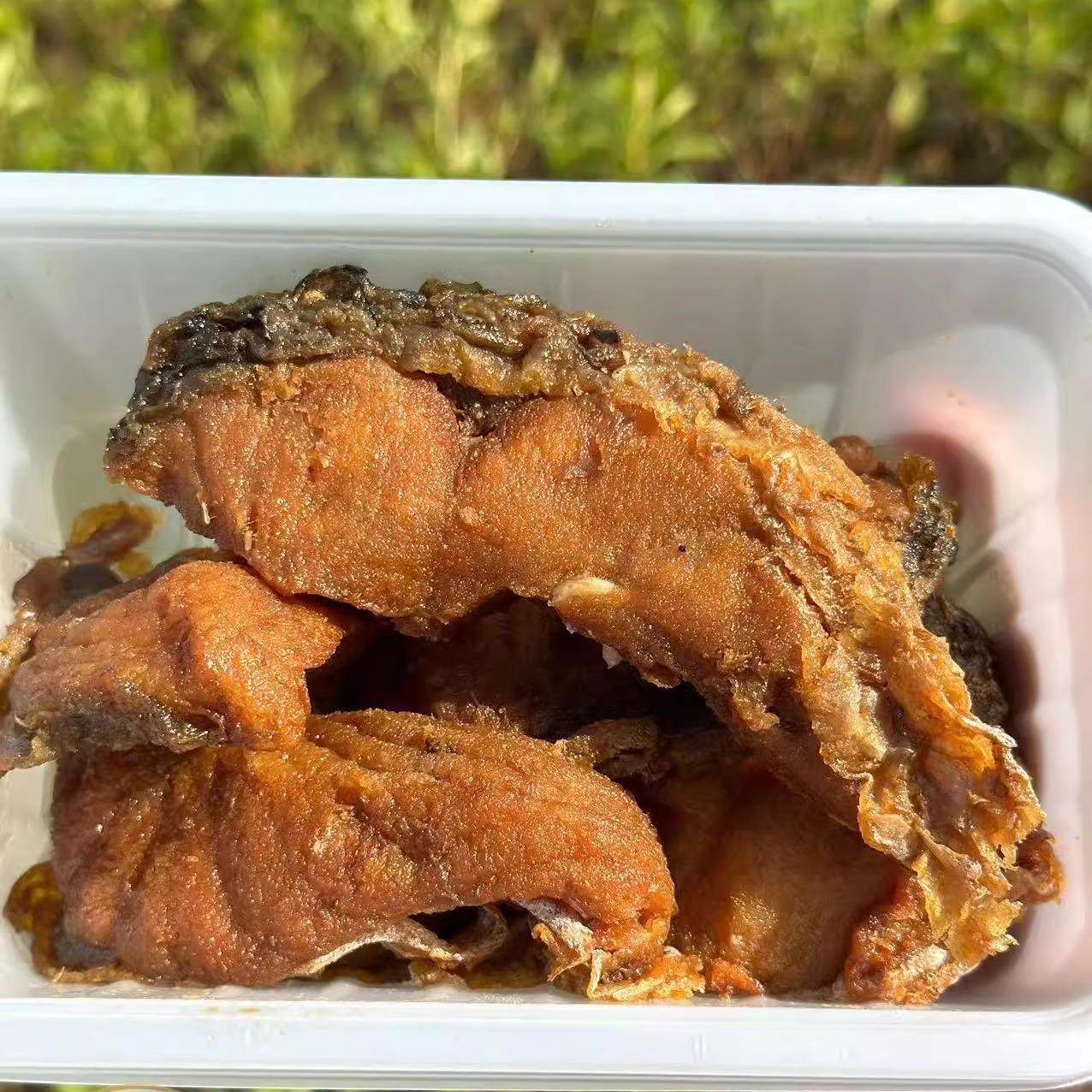 苏州特产 杜三珍招牌苏式薰鱼爆鱼每日现做一份300克顺丰