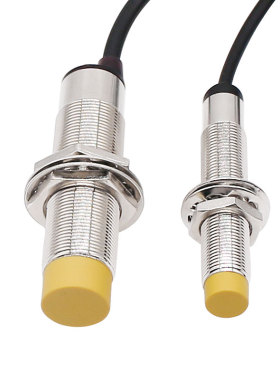 M12M18线性位移传感器输出电流4-20MA电压型0-10V模拟量接近开关