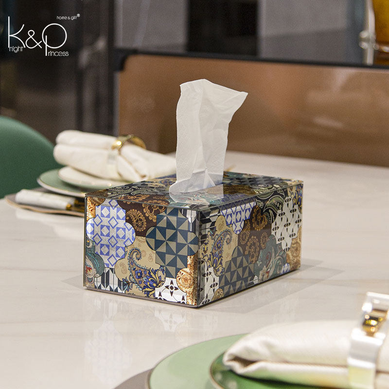 精选KP高档轻奢纸巾盒餐桌客厅茶几摆件抽纸收纳盒高级感家用擦手,家居饰品,装饰纸巾盒,淘宝优惠券,粉丝福利购,淘宝优惠卷