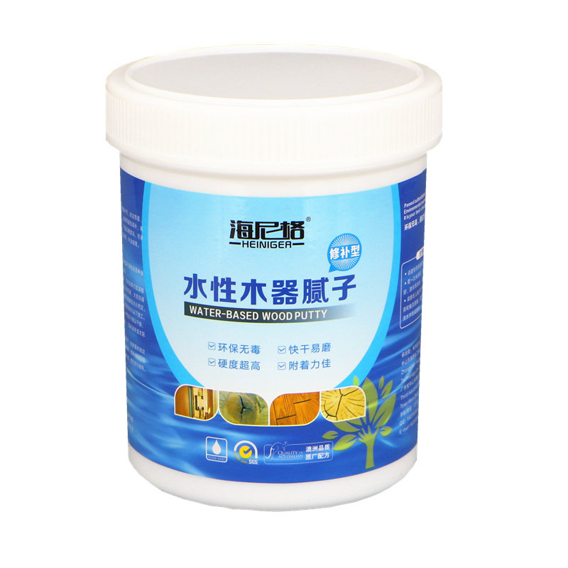原木补平腻子木材地板缝隙坑洞填补原子灰家具维修水性油漆补土