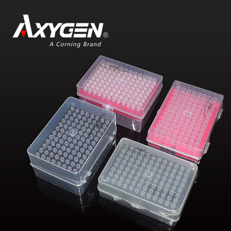 Axygen爱思进移液器枪头带滤芯 10/20/100/200ul黄吸头1000ul盒装