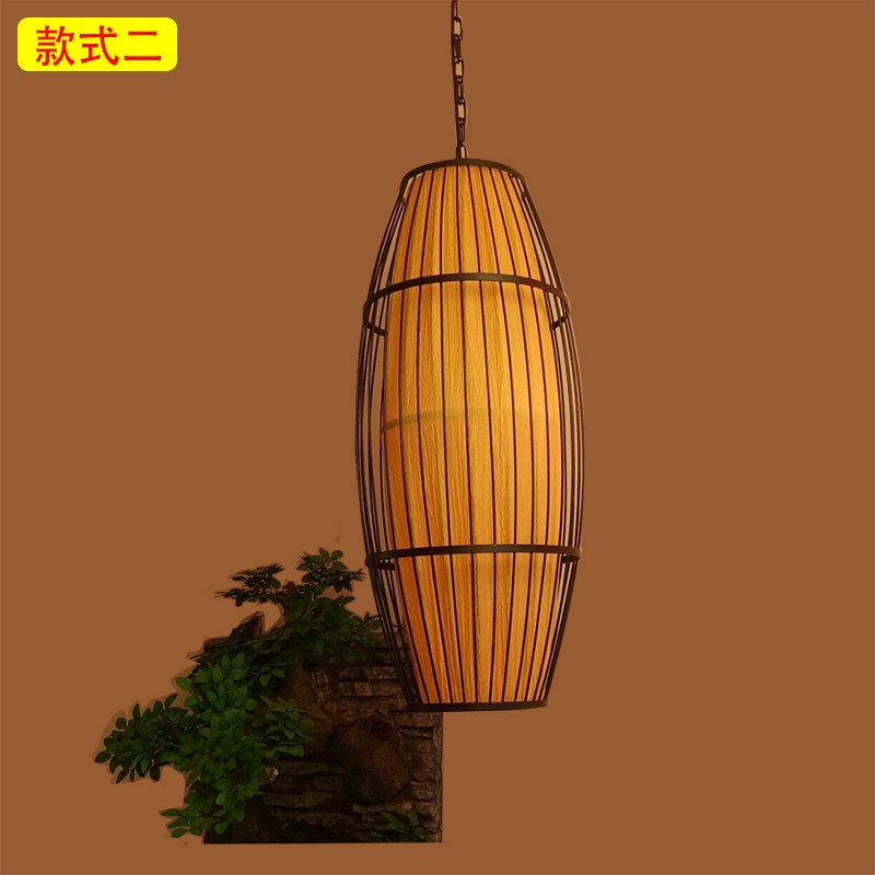 铁艺 鸟笼灯新中式创意红灯笼婚庆灯饰茶楼餐厅客厅别墅古典 吊灯
