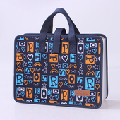 手提可爱学生用多层装 试卷a4风琴包办公用品公文插页整理资料包