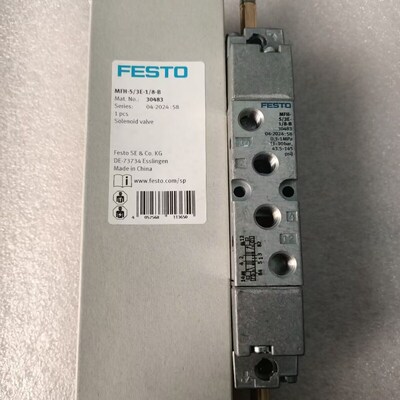费斯托FESTO 电磁阀 JMFH-5-1/4  10410 19789 14009  10166 现货