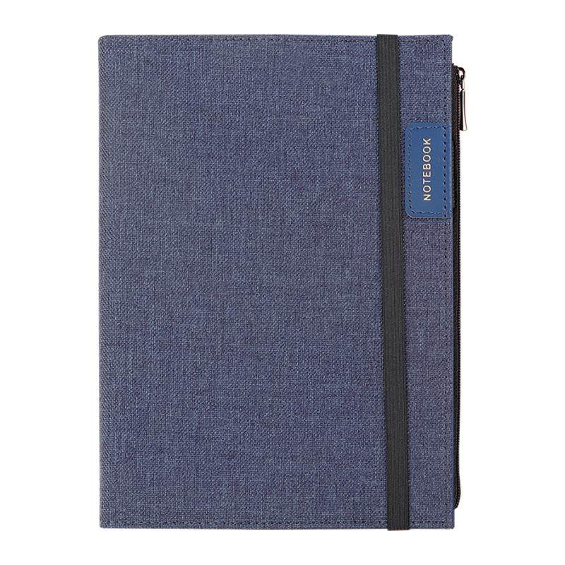 博文2520-7/A5拉链本可定做 仿皮绑带本 商务记事本子 学生笔记本